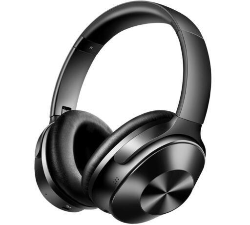【全国対応・新品未使用】ハイブリッド ノイズキャンセリング ヘッドホン Bluetooth オーバーイヤー 密閉型 有線-無線 500mAh 30時間 マイク内蔵 折りたたみ OneAudio-A9