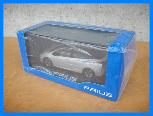 非売品 1/30 トヨタ 新型 プリウス 後期 2018 ミニカー スティールブロンドメタリック カラーサンプル