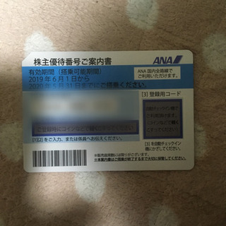 ANA株主優待国内線半額券