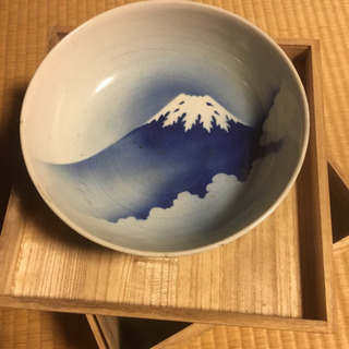 大鉢 富士山柄