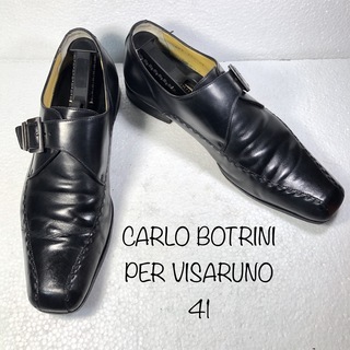 【CARLO BOTRINI】メンズ シングルモンク ビジネスシ...