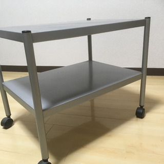 テレビ台 シルバー キャスター付き