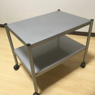 テレビ台 シルバー キャスター付きの画像