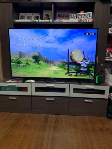 【値下げしました】収納付きテレビ台