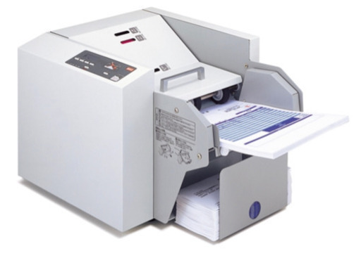 特別価格！65%OFF！最後の1台！滅多に出ない 貴重な紙折り機！オフィス 請求書 見積書 会社案内 チラシ 広告 紙媒体 手紙 ダイレクトメール 封筒 通販 EC ネット通販 ネット販売 DM、請求書、案内書、パンフレット、広告