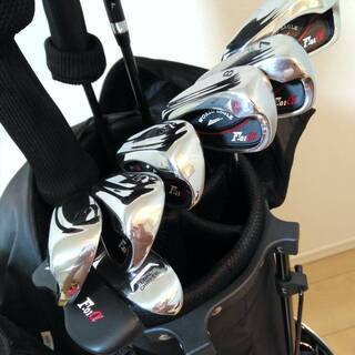 ゴルフクラブセット キャディバッグ付き レフティ 左利き用 美品