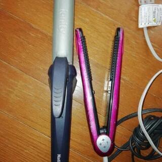 ナショナルイオニティ他のヘアアイロン二本セットの画像