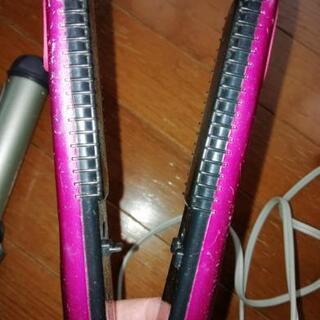 ナショナルイオニティ他のヘアアイロン二本セットの画像