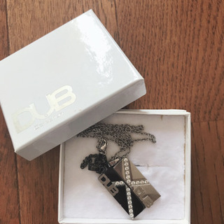 DUB ネックレス ペア シルバー ブラック