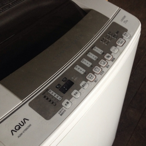 2014製　ハイアール　アクア　７Kg　洗濯機　洗濯・脱水槽 自動おそうじ付き