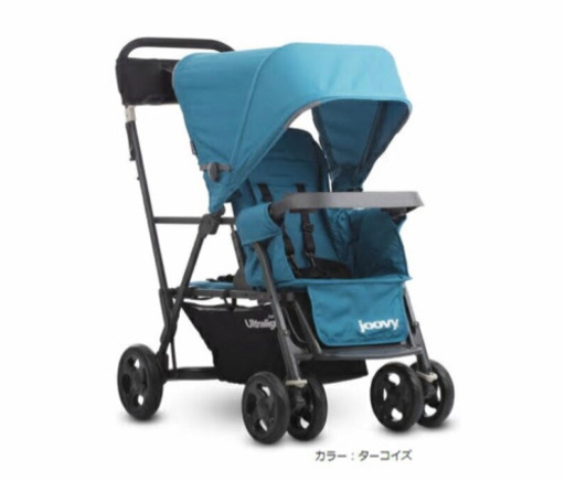 2人乗りベビーカー JOOVY ジョービー グラファイト  値下げしました✨