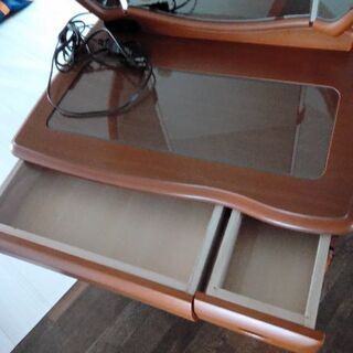 ブラウンドレッサー　三面鏡 の画像