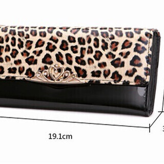 【物々交換OK】【新品】レディース 韓国風 ヒョウ柄 長財布の画像