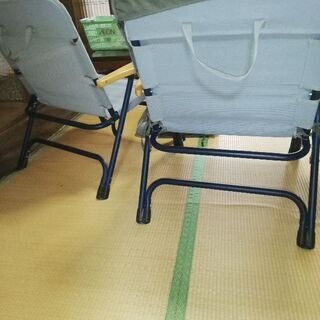 簡易イス　二個セットの画像