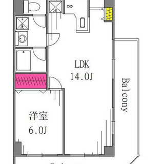 高田馬場　超大バルコニー　貸マンション 