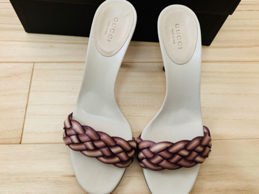 ★GUCCI グッチ サンダル ミュール 35 1/2