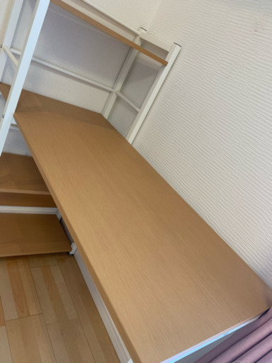 ニトリ 棚付き デスク 【取りにこれる方限定】