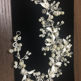 スイートリボン 髪飾り 結婚式に！の画像