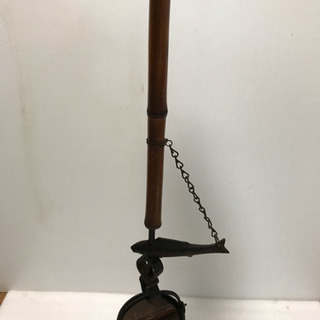 年代物 自在鉤 ミニチュア インテリア 自在鉤のみ全長約45cm...
