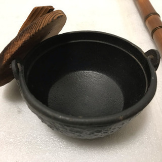 年代物 自在鉤 ミニチュア インテリア 自在鉤のみ全長約45cm いぶし竹の画像