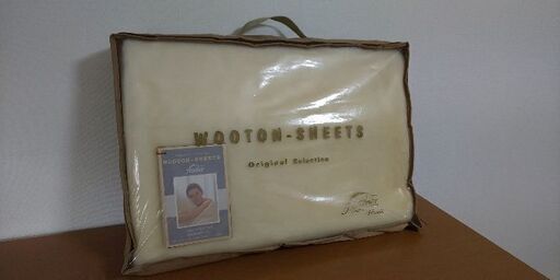 ブランケット 未使用(feather wooton sheets)