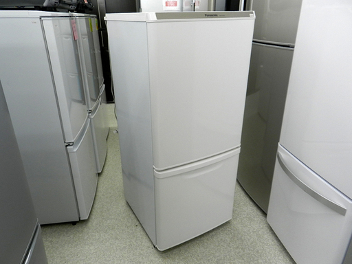 Panasonic 2ドア冷蔵庫 138L NR-B146W パナソニック ☆ PayPay(ペイペイ)決済可能 ☆ 札幌市 北区 屯田