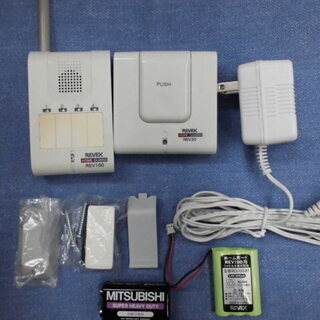 値下げ！リーベックス 呼び出しボタン&携帯受信チャイム REV120(送・受信機のセット) 　西岡店の画像