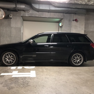 【希少車】水平対向6気筒EZ30 スバル レガシィ ツーリングワゴン黒  NA3000cc６ＭＴ BPE SPEC-Bの画像