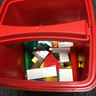 レゴ LEGO 基本セット 青いバケツと赤いバケツ セットの画像