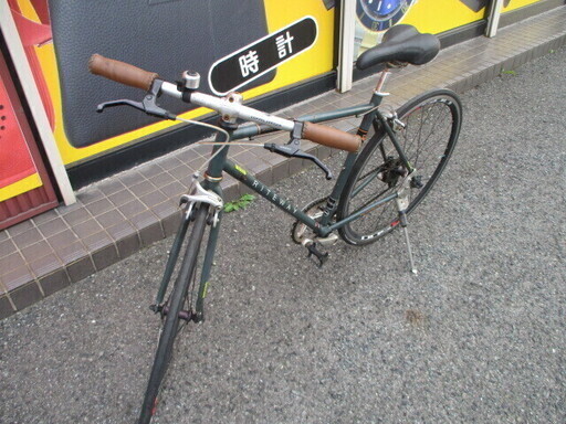 【エコプラス小倉南店】アサヒ クロスバイク ビリジアン 8段変速 ☆スタッフ向井オススメ☆ 中古車 自転車 チャリ スポーツ車