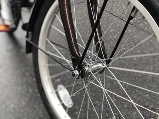 ド新品！落ち着いたブラウンメタリック 20インチ6段変速 折り畳み自転車！