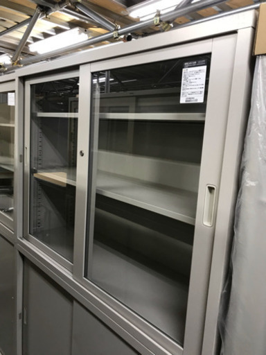 コクヨ 4×3型 引き違い書庫 上下セット 中古