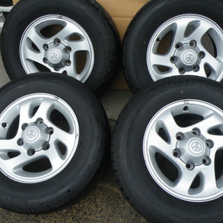 お買い得BS NXTRY215/70R15トヨタ純正6穴アルミ4...