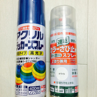 【未使用】ラッカースプレー 青400ml