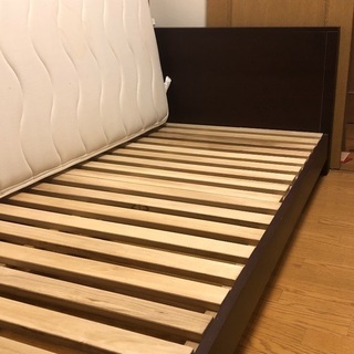 港区 SimpleStyle セミダブルベッド ポケットコイルマ...