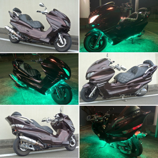 【YAMAHA マジェスティ】大人気ブラウンカラー！！スピーカー、アンプ新品！！