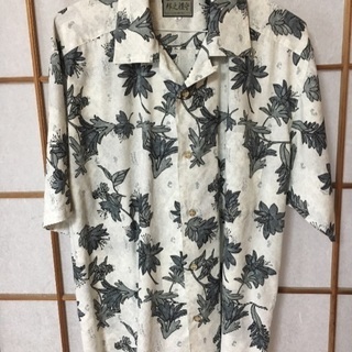  かりゆしウエア メンズ L 守禮之邦