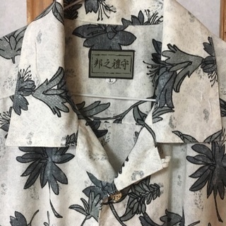  かりゆしウエア メンズ L 守禮之邦の画像