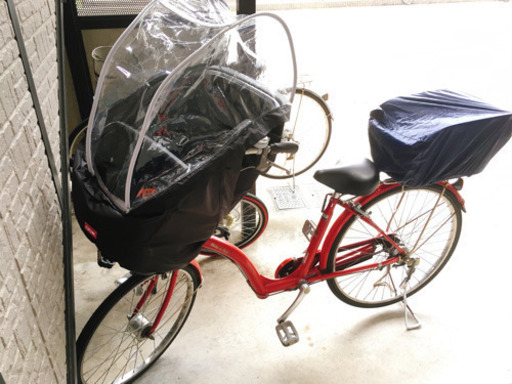 子供乗せ 自転車 雨の日セット付き