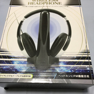 新品未使用ワイヤレスヘッドフォン 500円の画像