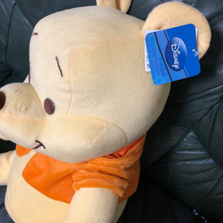 プーさんのぬいぐるみの画像