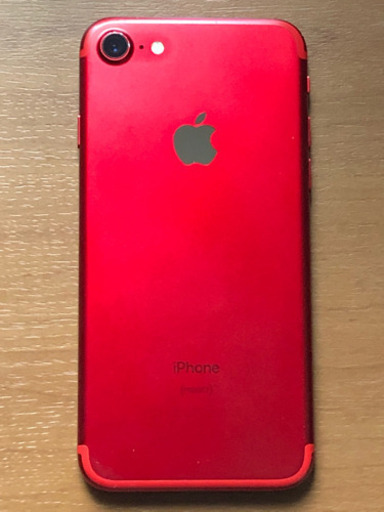 au iPhone7 PRODUCT RED 128GB 本体