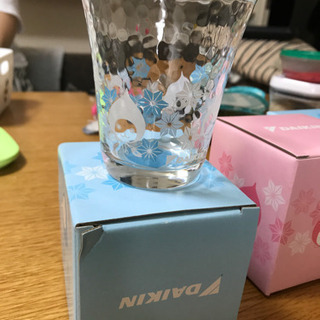 ダイキン ぴちょんくんのガラスコップ3箱セットの画像