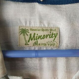 値下げしました❗️アロハシャツ Minority 中古品 人絹 ...