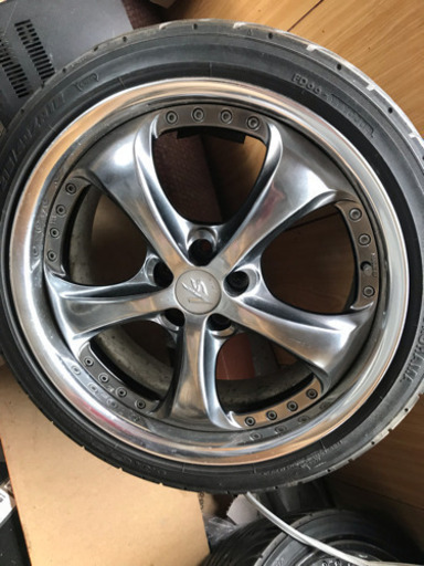 ピッチ100 5穴  work 18インチ 215/40ZR18