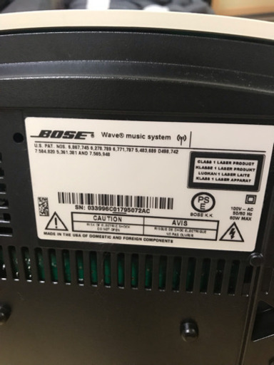家電 BOSE Wave Music System Bluetooth+