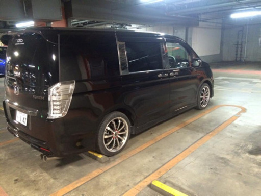 RK5ステップワゴン、ワンオフマフラー