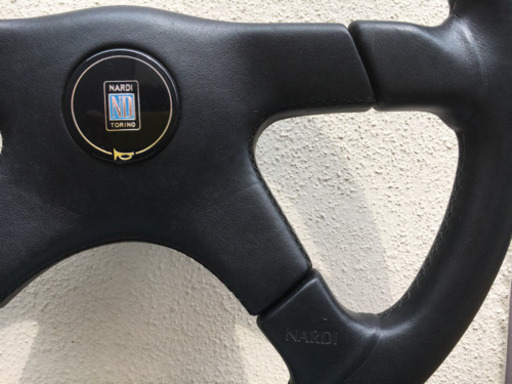 ナルディ 本革 4本スポーク ステアリング