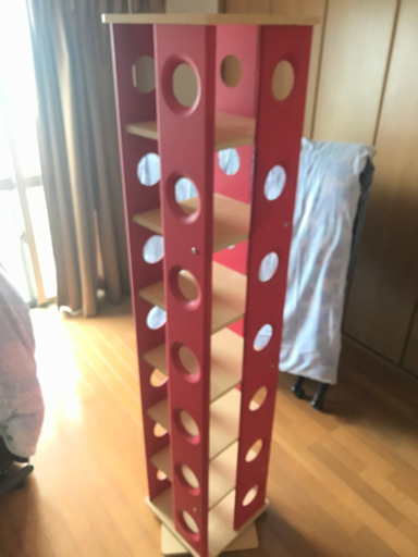 本棚・CD・DVDラック お洒落な回転タイプ