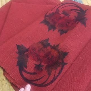 新品 未使用品  小紋着物 名古屋帯 帯締めセットの画像